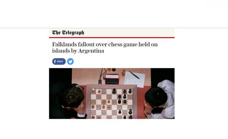 Nota en el diario The Telegraph sobre el torneo Islas del Sur