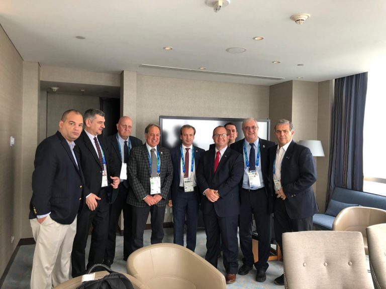 Histórica reunión del máximo nivel para incorporar al ajedrez en el calendario olímpico, juegos sudamericanos 2022