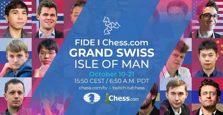 Sandro Mareco en el Grand Swiss de FIDE