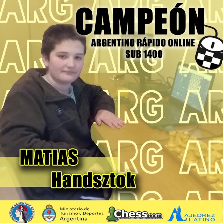 Handsztok Campeón Argentino Online Sub 1400