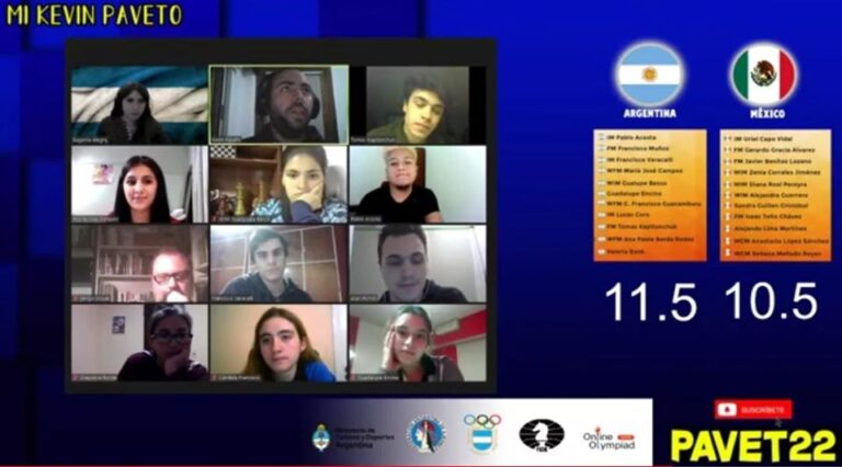 Rumbo a la olimpiada online: Victoria de Argentina en el primer match de entrenamiento