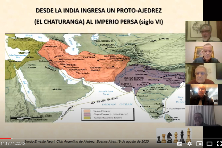 Un viaje por los orígenes del ajedrez, una charla por Sergio Ernesto Negri