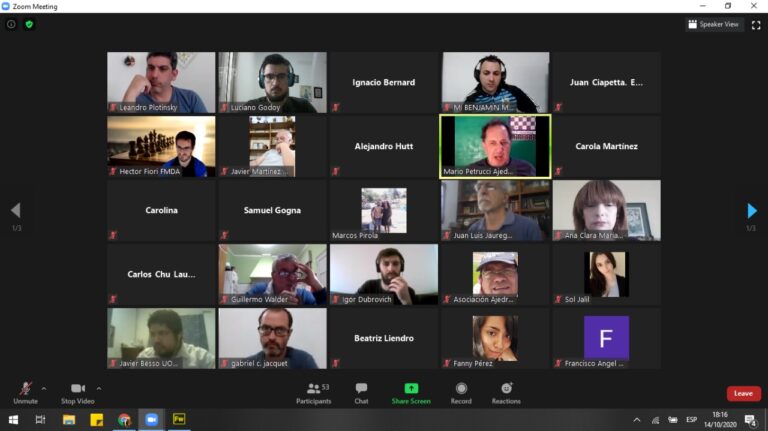 Gran convocatoria en la reunión online ampliada de FADA