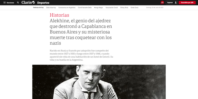 Alekhine, el genio del ajedrez que destronó a Capablanca en Buenos Aires y su misteriosa muerte tras coquetear con los nazis