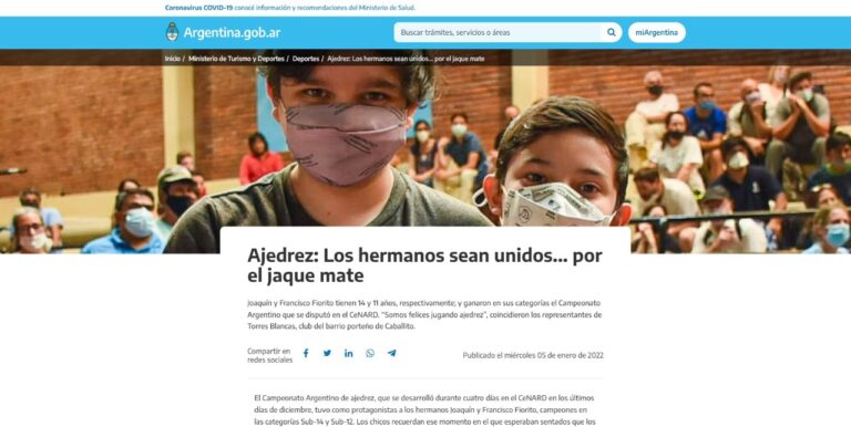 Ajedrez: Los hermanos sean unidos… por el jaque mate