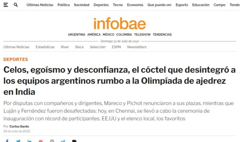 Celos, egoísmo y desconfianza, el cóctel que desintegró a los equipos argentinos rumbo a la Olimpíada de ajedrez en India