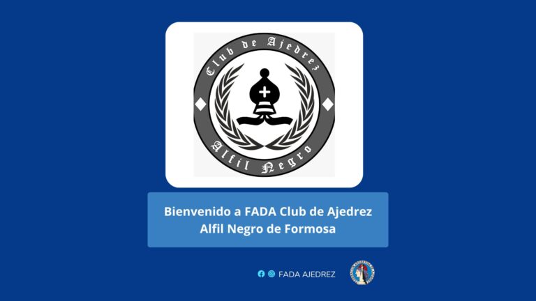 Bienvenido a FADA Club de Ajedrez Alfil Negro de Formosa