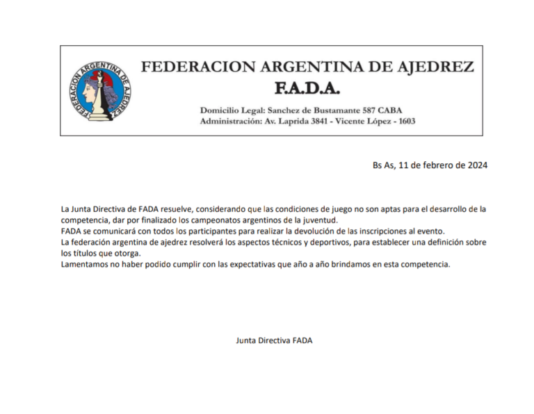 Información importante CAM24