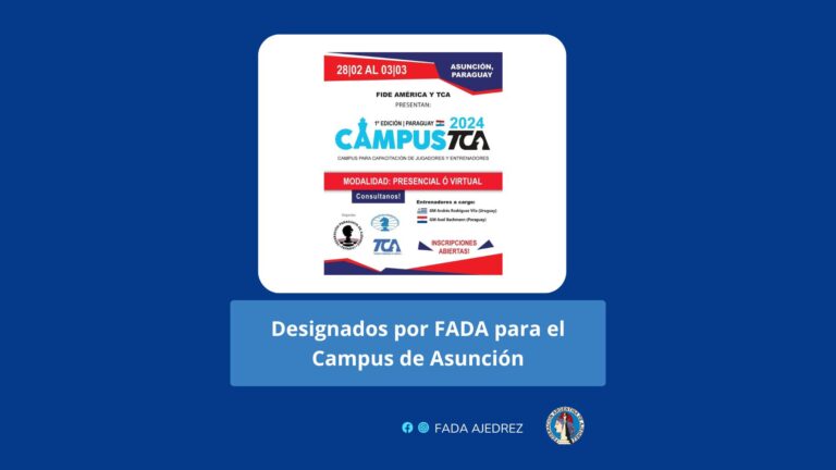Designados por FADA para el Campus de Asunción