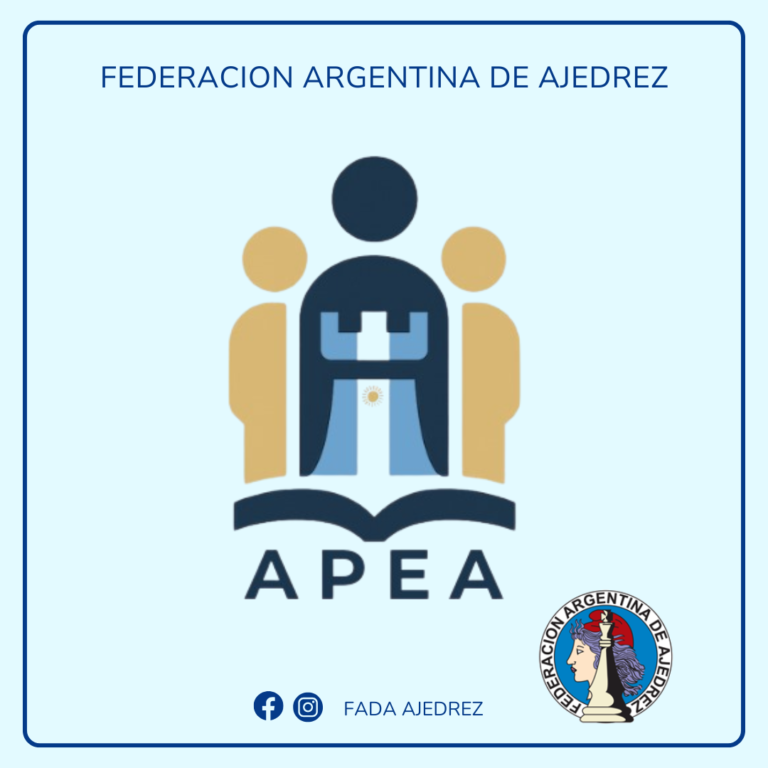 La Federación Argentina de Ajedrez le da la bienvenida a una nueva entidad afiliada: la Asociación de Profesores y Educadores de Ajedrez (APEA)