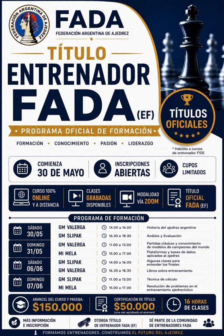 Convertite en entrenador FADA