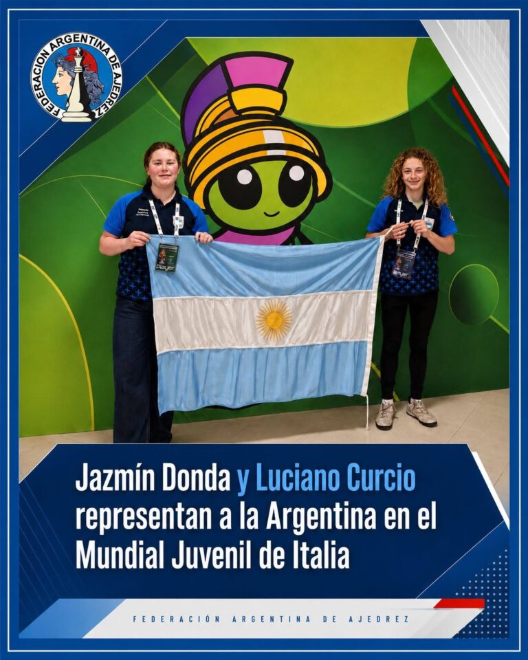 Jazmín Donda y Luciano Curcio representan a la Argentina en el Mundial Juvenil de Italia