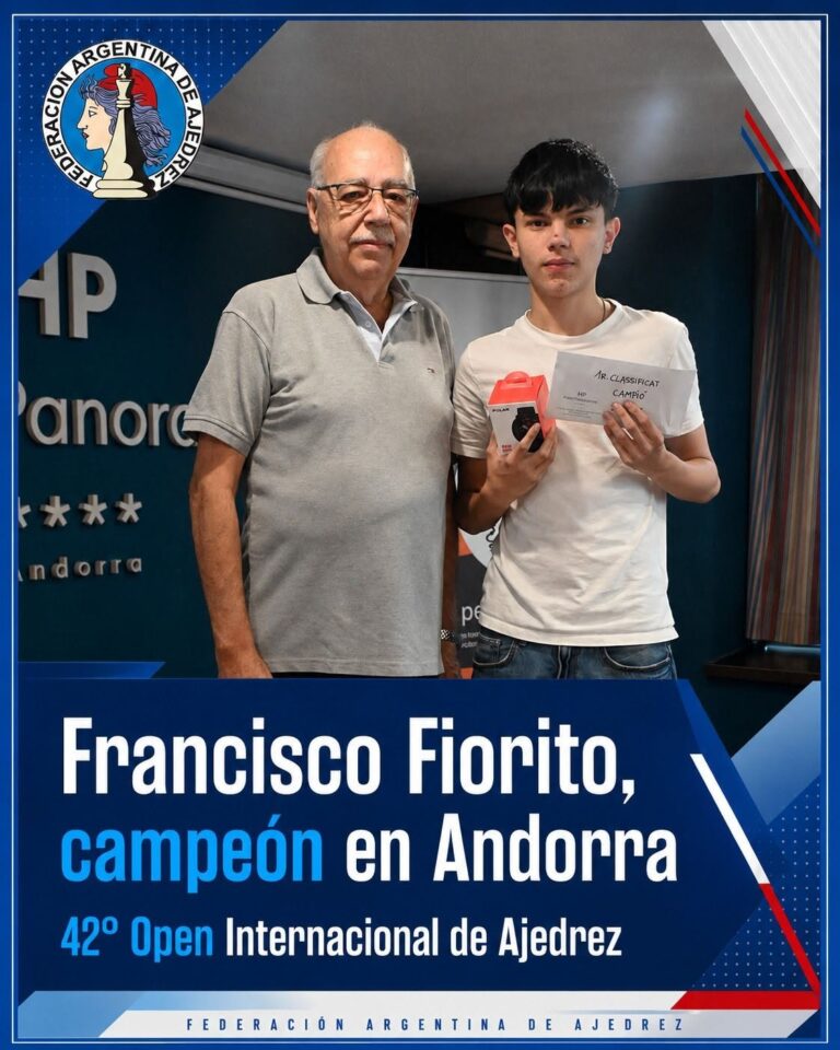 Francisco Fiorito, campeón en Andorra